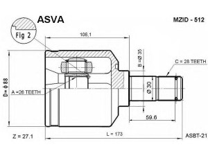 ASVA MZID-512 jungčių komplektas, kardaninis velenas 
 Ratų pavara -> Sujungimai/komplektas
G023-22-620, G023-22-620, G023-22-620A