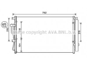 AVA QUALITY COOLING HY5394 kondensatorius, oro kondicionierius