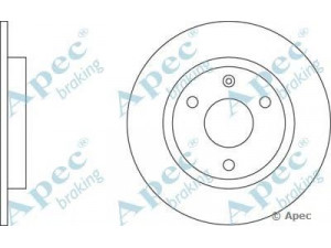 APEC braking DSK124 stabdžių diskas 
 Stabdžių sistema -> Diskinis stabdys -> Stabdžių diskas
4246F8, 4246G0, 4249C5, 95027199