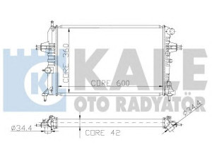 KALE OTO RADYATÖR 141000 radiatorius, variklio aušinimas 
 Aušinimo sistema -> Radiatorius/alyvos aušintuvas -> Radiatorius/dalys
09119484, 13 00 191, 13 00 198