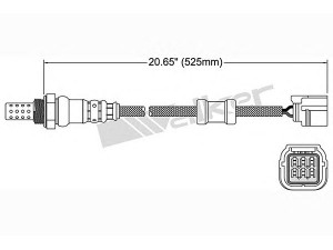WALKER PRODUCTS 250-24799 lambda jutiklis
36532RZA004, 36532RZA014