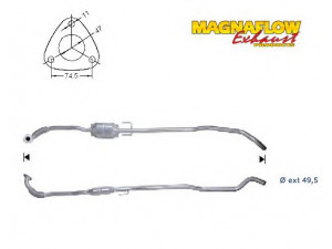 MAGNAFLOW 65808D katalizatoriaus keitiklis 
 Išmetimo sistema -> Katalizatoriaus keitiklis
5850169