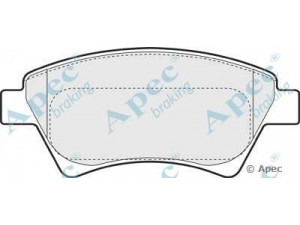 APEC braking PAD1308 stabdžių trinkelių rinkinys, diskinis stabdys 
 Techninės priežiūros dalys -> Papildomas remontas
7701206044, 7701207184, 7701207672
