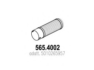 ASSO 565.4002 lanksti žarna, išmetimo sistema
5010265957