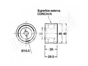 IPS Parts ITB-6331 įtempiklis, paskirstymo diržas
928M-6M250-DC