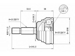 STATIM C.346 jungčių komplektas, kardaninis velenas 
 Ratų pavara -> Sujungimai/komplektas
7701351572, 7701351571, 7701351484