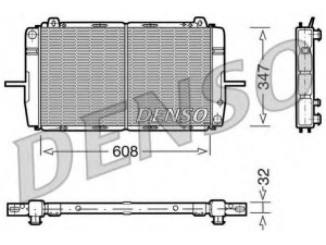 DENSO DRM10080 radiatorius, variklio aušinimas 
 Aušinimo sistema -> Radiatorius/alyvos aušintuvas -> Radiatorius/dalys
83BB8005ME