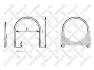 STELLOX 82-01105-SX vamzdžių sujungimas, išmetimo sistema
XH89548K, 3464920040, 6204901341