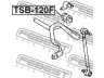 FEBEST TSB-120F skersinio stabilizatoriaus įvorių komplektas 
 Ašies montavimas/vairavimo mechanizmas/ratai -> Stabilizatorius/fiksatoriai -> Sklendės
48815-12320