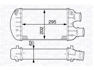MAGNETI MARELLI 351319203310 tarpinis suslėgto oro aušintuvas, kompresorius 
 Variklis -> Oro tiekimas -> Įkrovos agregatas (turbo/superįkrova) -> Tarpinis suslėgto oro aušintuvas
46405892, 46440215
