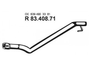 EBERSPÄCHER 83.408.71 išleidimo kolektorius 
 Išmetimo sistema -> Išmetimo vamzdžiai
639 490 33 81