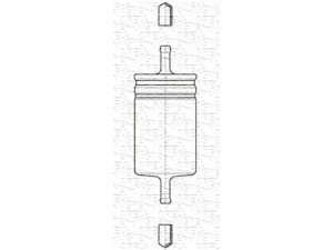 MAGNETI MARELLI 213908451600 kuro filtras 
 Techninės priežiūros dalys -> Papildomas remontas