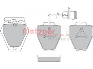 METZGER 1170280 stabdžių trinkelių rinkinys, diskinis stabdys 
 Techninės priežiūros dalys -> Papildomas remontas
441 698 151G, 4A0 698 151B, 4D0 698 151 E