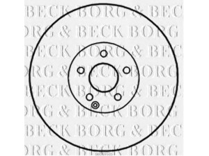 BORG & BECK BBD5953S stabdžių diskas 
 Dviratė transporto priemonės -> Stabdžių sistema -> Stabdžių diskai / priedai
2074210012