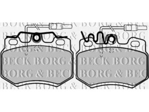 BORG & BECK BBP1073 stabdžių trinkelių rinkinys, diskinis stabdys 
 Techninės priežiūros dalys -> Papildomas remontas
420968, 420969, 95607093, 95611498