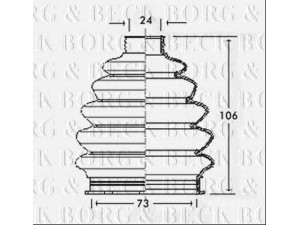 BORG & BECK BCB2328 gofruotoji membrana, kardaninis velenas 
 Ratų pavara -> Gofruotoji membrana
1028601, 1073807