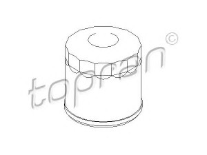 TOPRAN 300 474 alyvos filtras 
 Filtrai -> Alyvos filtras
1 059 924, 1 148 703, 1 231 233