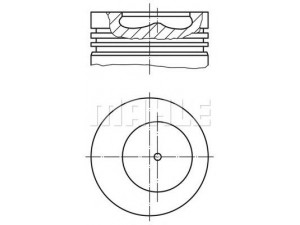 MAHLE ORIGINAL 009 07 00 stūmoklis 
 Variklis -> Cilindrai/stūmokliai
1908617, 1908618, 97354027, 98437928