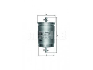 KNECHT KL 189 kuro filtras 
 Filtrai -> Kuro filtras
16400V2600, 16400V2605, A640MV2600