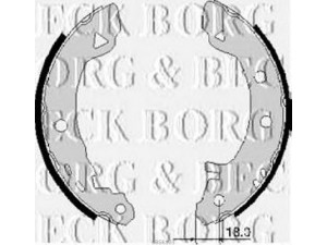 BORG & BECK BBS6103 stabdžių trinkelių komplektas 
 Techninės priežiūros dalys -> Papildomas remontas
0000060751376, 0060703319, 0060750466