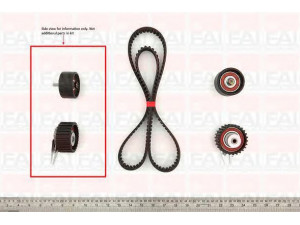 FAI AutoParts TBK175 paskirstymo diržo komplektas