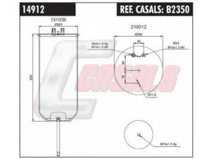 CASALS B2350 dėklas, pneumatinė pakaba
5001832067