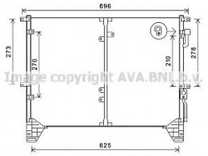 AVA QUALITY COOLING DW5114 kondensatorius, oro kondicionierius
6840008C00, 6840008C01