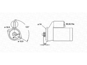 MAGNETI MARELLI 943141075010 starteris 
 Elektros įranga -> Starterio sistema -> Starteris
0280000510, 1280003470, 2810034080