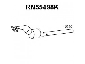 VENEPORTE RN55498K katalizatoriaus keitiklis 
 Išmetimo sistema -> Katalizatoriaus keitiklis
200107330R