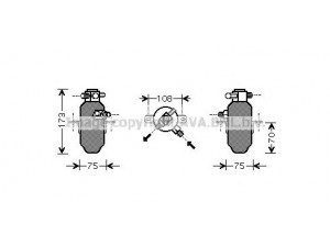 AVA QUALITY COOLING MSD374 džiovintuvas, oro kondicionierius 
 Oro kondicionavimas -> Džiovintuvas
1298300183, 1298300283