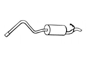 FONOS 17720 galinis duslintuvas 
 Išmetimo sistema -> Duslintuvas
6722002, 6812217