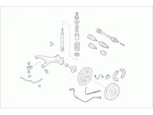 SACHS VW-GOLF-RS023 vairavimo mechanizmas; rato pakaba 
 Vairavimas -> Prekių paieška pagal schemą