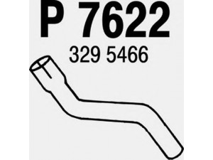 FENNO P7622 išleidimo kolektorius 
 Išmetimo sistema -> Išmetimo vamzdžiai
3295466