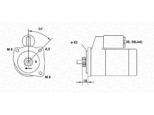 MAGNETI MARELLI 943251328010 starteris 
 Elektros įranga -> Starterio sistema -> Starteris
036911023P, 036911023PX, 036911023R