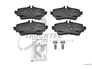 TRUCKTEC AUTOMOTIVE 02.35.121 stabdžių trinkelių rinkinys, diskinis stabdys
168 420 0020, 168 420 0120, 168 420 0720