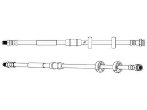 KAWE 512975 stabdžių žarnelė 
 Stabdžių sistema -> Stabdžių žarnelės
46778083, 51927866