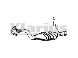 KLARIUS 321759 katalizatoriaus keitiklis 
 Išmetimo sistema -> Katalizatoriaus keitiklis
7700415807, 7700433035, 8200181250