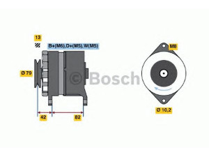 BOSCH 6 033 GB3 059 kintamosios srovės generatorius
23100 D8700