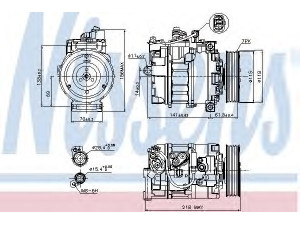 NISSENS 89210 kompresorius, oro kondicionierius 
 Oro kondicionavimas -> Kompresorius/dalys
3D0820803A, 3D0820803S, 4E0260805E