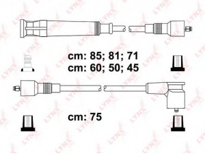 LYNXauto SPE1404 uždegimo laido komplektas
12121705714, 12121710664, 12121714154