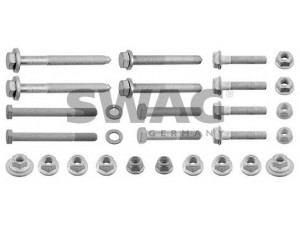 SWAG 30 93 9754 montavimo komplektas, valdymo svirtis 
 Ašies montavimas/vairavimo mechanizmas/ratai -> Valdymo svirtis/pasukamosios svirties sujungimas -> Vairo trauklės (valdymo svirtis, išilginis balansyras, diago
KIT 11, KIT 11