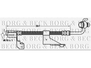 BORG & BECK BBH6972 stabdžių žarnelė 
 Stabdžių sistema -> Stabdžių žarnelės
1075807, 97AG2078DA