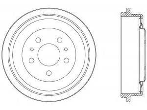 OPEN PARTS BAD9040.20 stabdžių būgnas 
 Stabdžių sistema -> Būgninis stabdys -> Stabdžių būgnas
7700421740, 7700710513, 8200172066