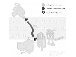 BORG & BECK BTH1001 kompresoriaus padavimo žarna 
 Išmetimo sistema -> Turbokompresorius
50516355, 51709470, 60680251