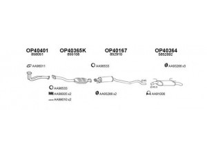 VENEPORTE 400497 išmetimo sistema