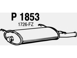 FENNO P1853 galinis duslintuvas 
 Išmetimo sistema -> Duslintuvas
1726-FZ, 1726-YN