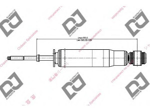 DJ PARTS DS1288GT amortizatorius 
 Pakaba -> Amortizatorius
5530526000, 5530526200