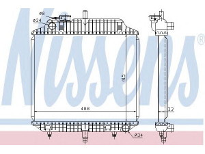 NISSENS 62516 radiatorius, variklio aušinimas 
 Aušinimo sistema -> Radiatorius/alyvos aušintuvas -> Radiatorius/dalys
631 500 05 02, 631 500 07 02, A6315000502