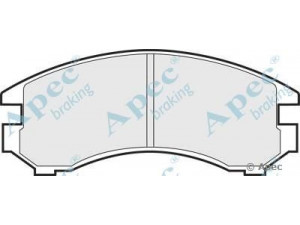 APEC braking PAD588 stabdžių trinkelių rinkinys, diskinis stabdys 
 Techninės priežiūros dalys -> Papildomas remontas
4106067A85, 4106072A85, 4106072A86