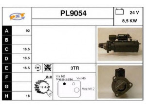 SNRA PL9054 starteris
2P3926, 3S8473, 3T8946, 4N3180